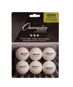 Champion Ping Pong Ball- Tournament 6 Pack