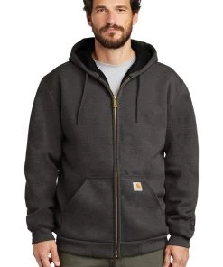 Carhartt Rain Defender Rutland Thermal-Lined Hooded Zip-Front Sweatshirt. CT100632 Carhartt Collection