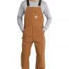 Carhartt Collection Carhartt Duck Unlined Bib Overalls. CT102776 1 Carhartt Collection Carhartt Duck Unlined Bib Overalls. CT102776