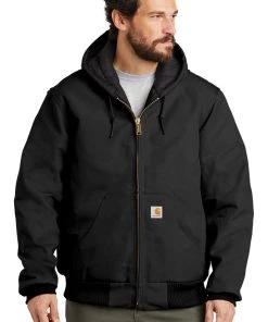 Carhartt Collection Carhartt Tall Quilted-Flannel-Lined Duck Active Jac. CTTSJ140