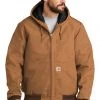 Carhartt Collection Carhartt Tall Quilted-Flannel-Lined Duck Active Jac. CTTSJ140