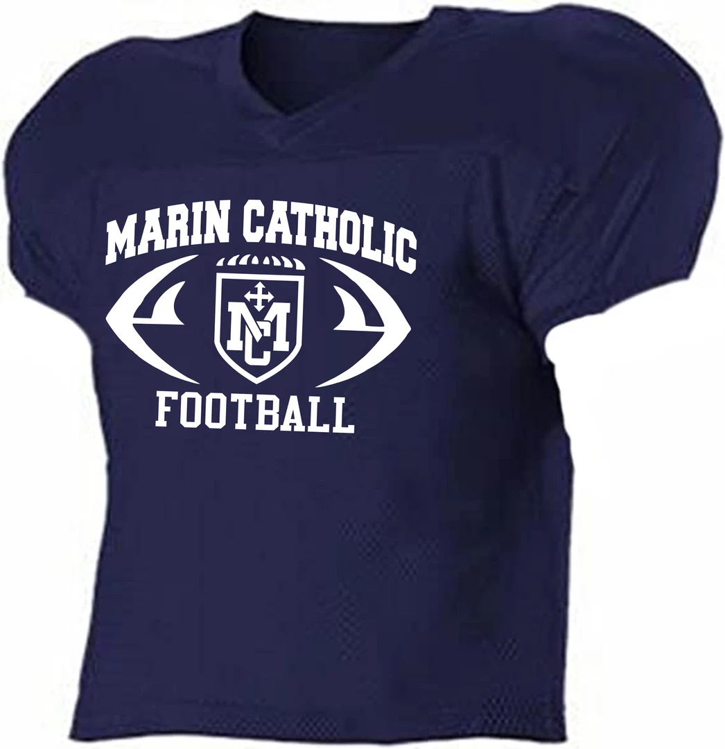 TAG Marin Catholic Football Practice Jersey 3 TAG Marin Catholic Football Practice Jersey