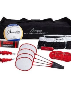 Champion Deluxe Badminton/Volleyball Set