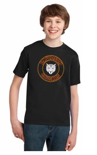 T & B Sports Davidson Middle School Spirit Wear Cotton T-Shirt 4 T & B Sports Davidson Middle School Spirit Wear Cotton T-Shirt