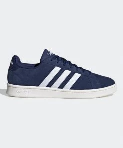 Adidas Adult Grand Court Shoes-Navy Men's Shoes