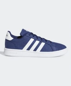 Adidas Kid's Grand Court Shoes-Navy