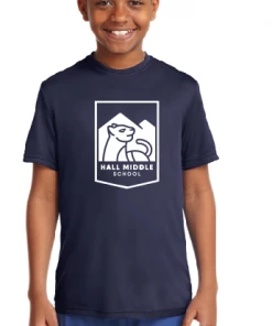 T & B Sports Hall Middle School Spirit Wear Dri Fit T-Shirt