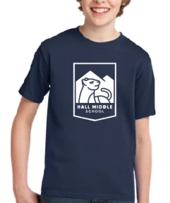 T & B Sports Hall Middle School Spirit Wear Cotton T-Shirt