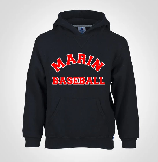 T & B Sports Marin Baseball Hoodie 4 T & B Sports Marin Baseball Hoodie