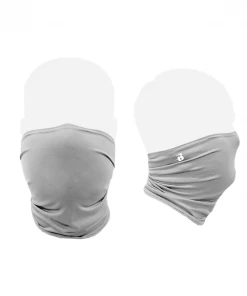 Badger Performance Face Mask-Silver Face Masks