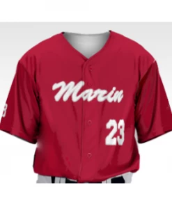 T & B Sports Marin Baseball Game Jersey