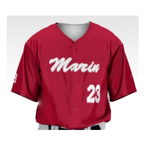 T & B Sports Marin Baseball Game Jersey 3 T & B Sports Marin Baseball Game Jersey