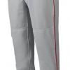 T & B Sports Mizuno Marin Baseball Closed Bottom Piped Pants-Youth
