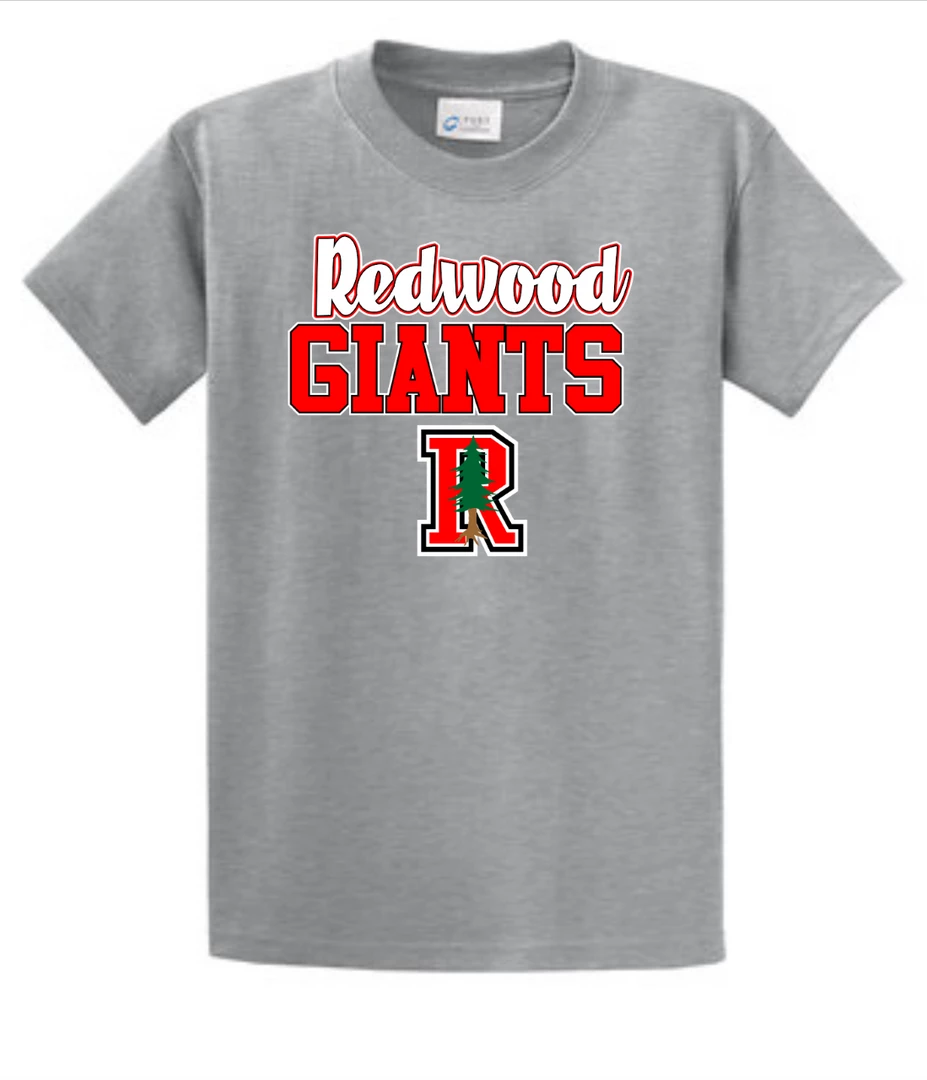 T & B Sports Redwood High School Alt. Logo T-Shirt 4 T & B Sports Redwood High School Alt. Logo T-Shirt