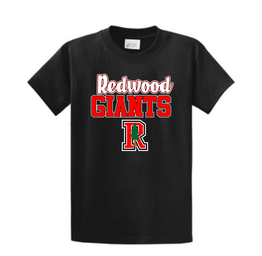 T & B Sports Redwood High School Alt. Logo T-Shirt 3 T & B Sports Redwood High School Alt. Logo T-Shirt