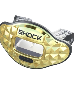 Football Shock Doctor Lip Mouthguard-Gold