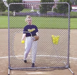 Tag Softball Protective Screen With Cutout 3 Tag Softball Protective Screen With Cutout